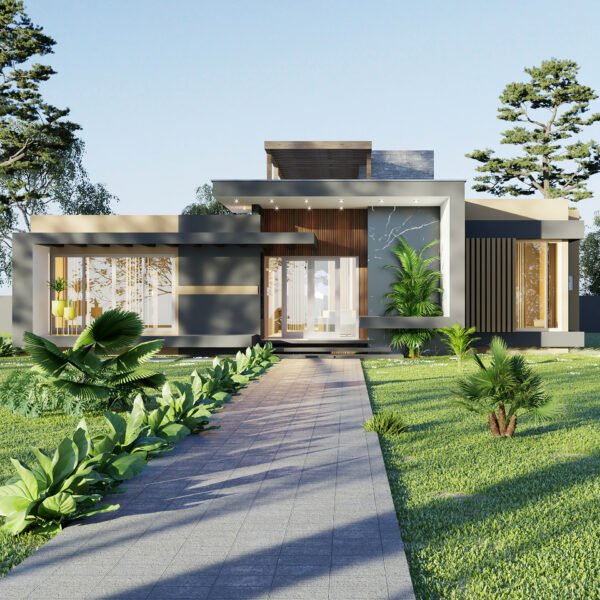 T3-001 | Horizonte Verde: Moradia com Três Quartos e Vista para o Jardim