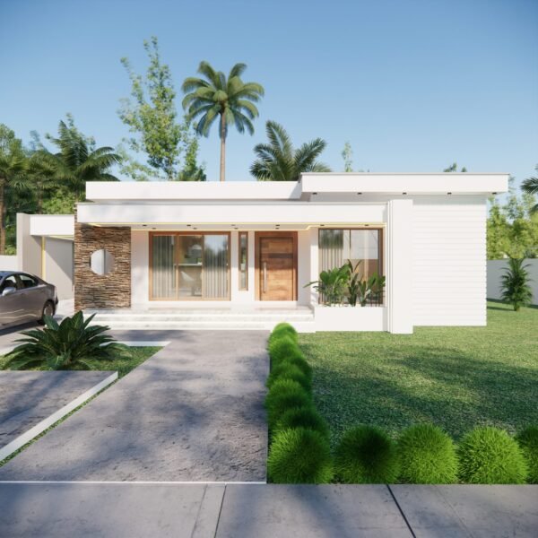 T3-004 | Vivenda do Sol: Casa Térrea com Três Quartos